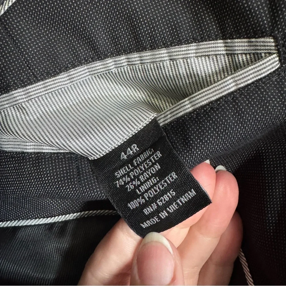 J. Ferrar Black Slim Fit Suit Jacket Blazer – 44R
